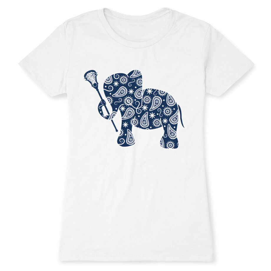 Girls Lacrosse Women's Everyday Tee - Lax Elephant