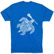 Girls Lacrosse Short Sleeve T-Shirt - Lax Turtle