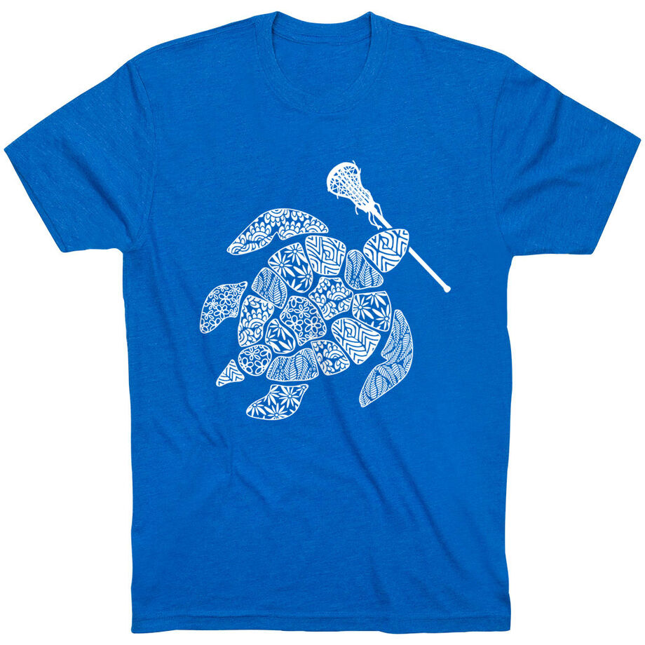 Girls Lacrosse Short Sleeve T-Shirt - Lax Turtle