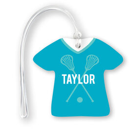 Girls Lacrosse Jersey Bag/Luggage Tag - Personalized Jersey with Name
