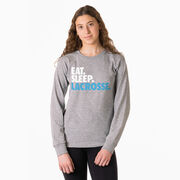 Lacrosse Tshirt Long Sleeve - Eat. Sleep. Lacrosse