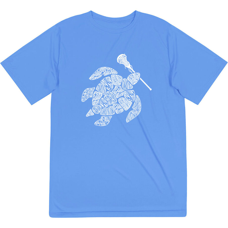 Girls Lacrosse Short Sleeve Performance Tee - Lax Turtle