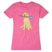 Girls Lacrosse Women's Everyday Tee - Chase The Lax Dog