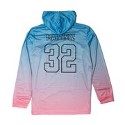 Custom Team Lightweight Long Sleeve ShieldDri Hoodie - Girls Lacrosse