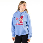 Girls Lacrosse Hooded Sweatshirt - Top Shelf Elf