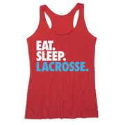Girls Lacrosse Women's Everyday Tank Top - Eat. Sleep. Lacrosse