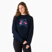 Girls Lacrosse Crewneck Sweatshirt - Lax Cruiser