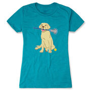 Girls Lacrosse Women's Everyday Tee - Chase The Lax Dog