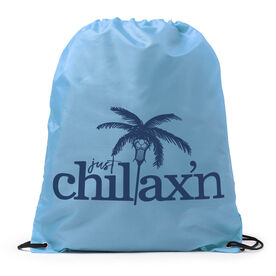 Lacrosse Drawstring Backpack Just Chillax'n