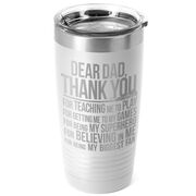 Girls Lacrosse 20 oz. Double Insulated Tumbler - Dear Dad