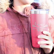 Girls Lacrosse 20oz. Double Insulated Tumbler - Lacrosse Mom