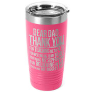 Girls Lacrosse 20 oz. Double Insulated Tumbler - Dear Dad