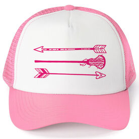 Girls Lacrosse Trucker Hat Arrows