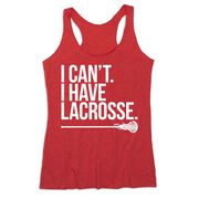 Girls Lacrosse Women's Everyday Tank Top - I Can't. I Have Lacrosse