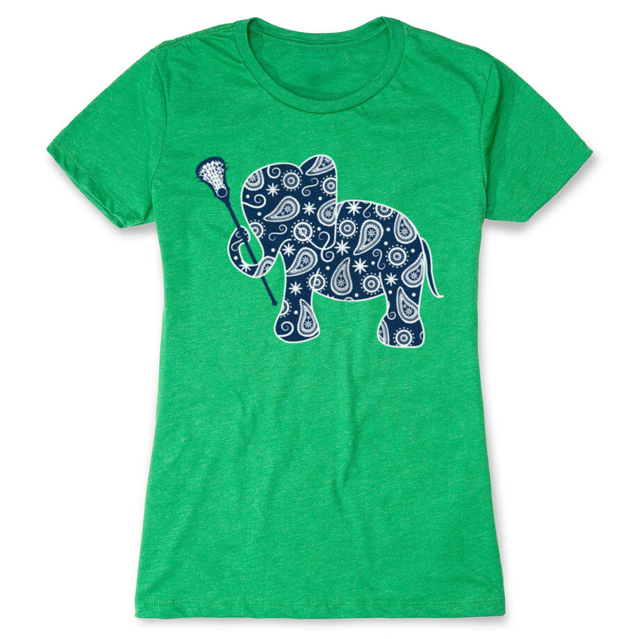 Girls Lacrosse Women's Everyday Tee - Lax Elephant