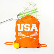 Girls Lacrosse Drawstring Backpack - USA Girls Lacrosse