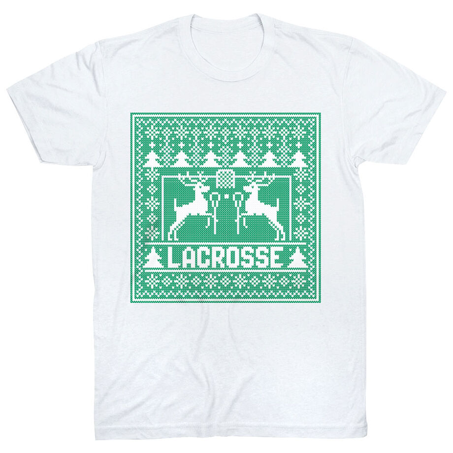 Lacrosse Short Sleeve Tee - Lacrosse Christmas Knit