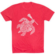 Girls Lacrosse Short Sleeve T-Shirt - Lax Turtle