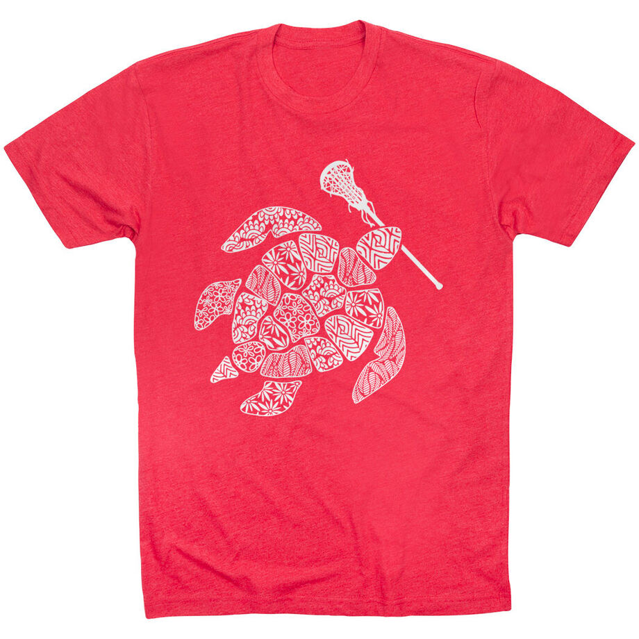 Girls Lacrosse Short Sleeve T-Shirt - Lax Turtle