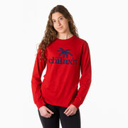 Lacrosse Tshirt Long Sleeve - Just Chillax'n