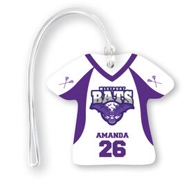 Girls Lacrosse Jersey Bag/Luggage Tag - Custom Team Logo