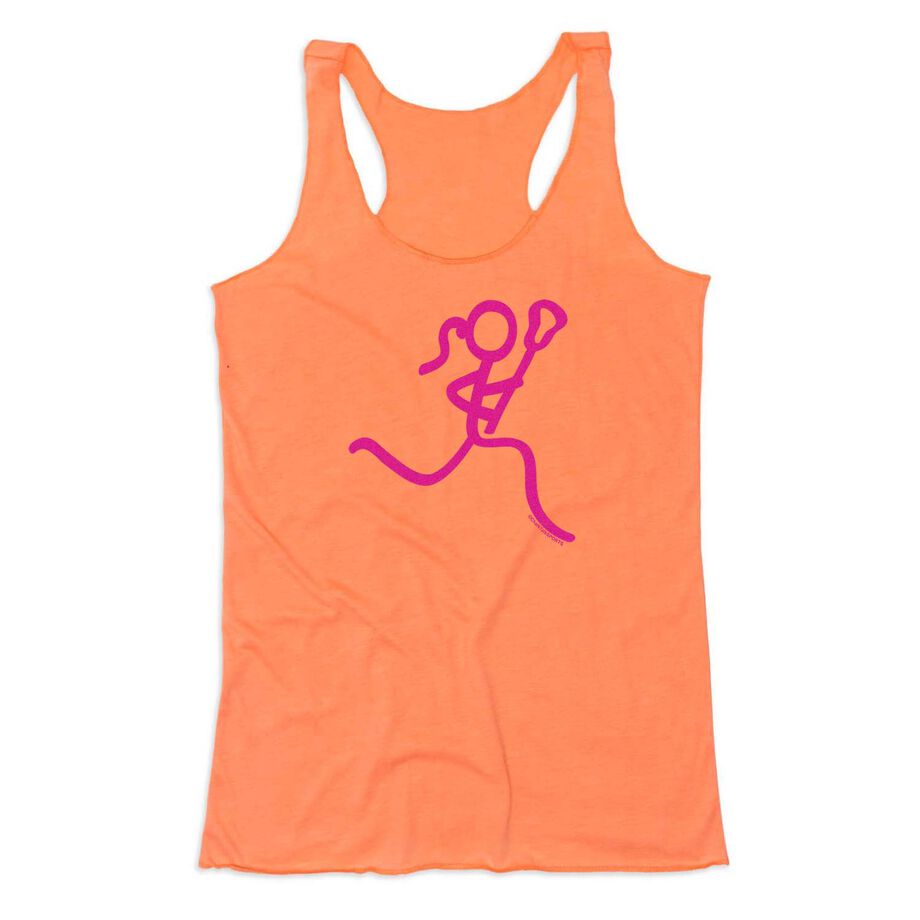 Girls Lacrosse Women's Everyday Tank Top - Neon Lax Girl