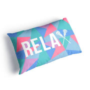 Girls Lacrosse Pillowcase - Relax