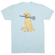 Girls Lacrosse Short Sleeve T-Shirt - Chase The Lax Dog