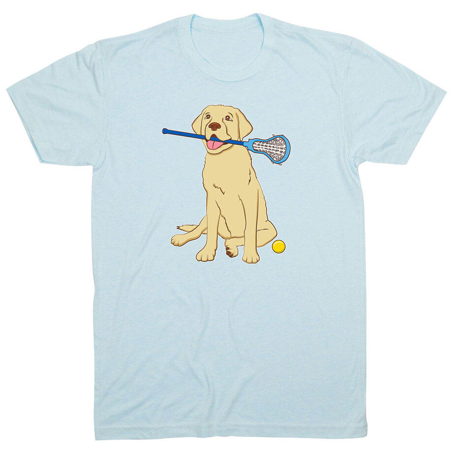Girls Lacrosse Short Sleeve T-Shirt - Chase The Lax Dog