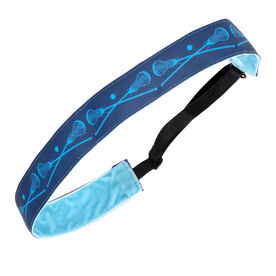 Girls Lacrosse Juliband Non-Slip Headband - Lacrosse Sticks - Carolina