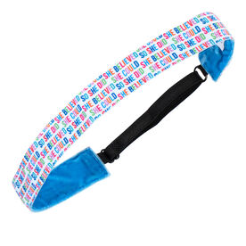 Athletic Juliband Non-Slip Headband - She Believed She Could