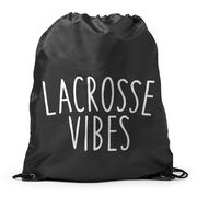 Girls Lacrosse Drawstring Backpack - Lacrosse Vibes