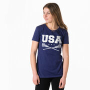 Girls Lacrosse Women's Everyday Tee - USA Girls Lacrosse