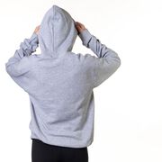 Girls Lacrosse Hooded Sweatshirt - Lacrosse Vibes