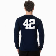 Lacrosse Tshirt Long Sleeve - Eat. Sleep. Lacrosse