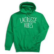 Girls Lacrosse Hooded Sweatshirt - Lacrosse Vibes