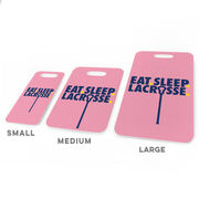 Girls Lacrosse Bag/Luggage Tag - Eat Sleep Lacrosse