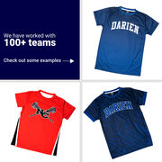 Custom Team Short Sleeve Velocitee Shooter T-Shirt - Girls Lacrosse