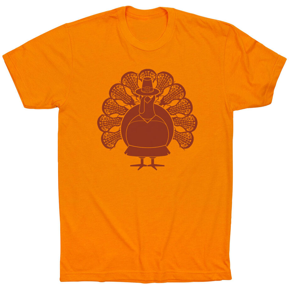 Girls Lacrosse Short Sleeve T-Shirt - Turkey Player - Personalization Image