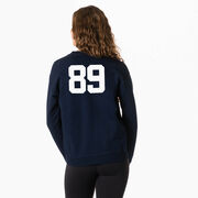 Girls Lacrosse Crewneck Sweatshirt - Rather Be Playing Lacrosse