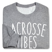 Girls Lacrosse Crewneck Sweatshirt - Lacrosse Vibes