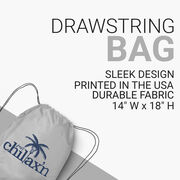 Lacrosse Drawstring Backpack Just Chillax'n