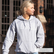 Girls Lacrosse Hooded Sweatshirt - #LAXGIRL