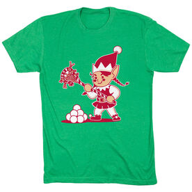 Girls Lacrosse T-Shirt Short Sleeve - Top Shelf Elf