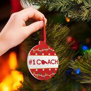 Round Ceramic Ornament - #1 Coach