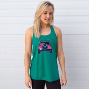 Girls Lacrosse Flowy Racerback Tank Top - Lax Cruiser