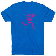 Lacrosse T-Shirt Short Sleeve Neon Lax Girl