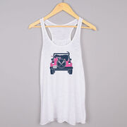 Girls Lacrosse Flowy Racerback Tank Top - Lax Cruiser