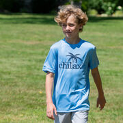 Lacrosse Short Sleeve Performance Tee - Just Chillax'n