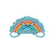 Girls Lacrosse Sticker - It's A Good Day To Play Lacrosse